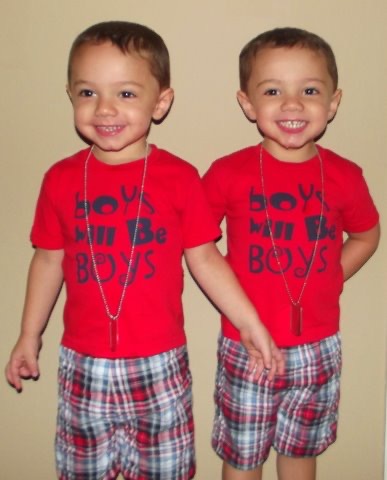 Twin Boys. Photo by Raul Carabeo https://commons.wikimedia.org/wiki/File%3ATwin_boys.JPG. This file is licensed under the Creative Commons Attribution-Share Alike 3.0 Unported license.